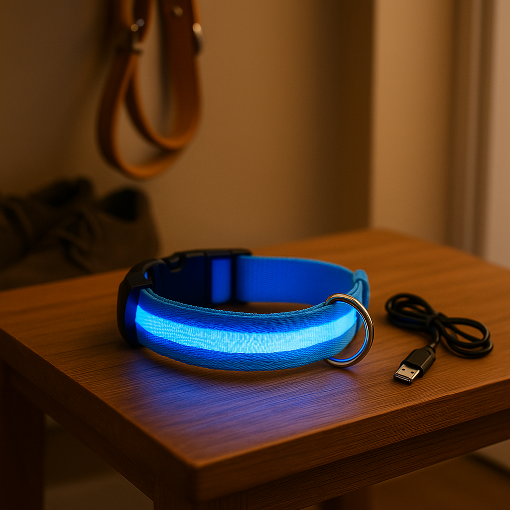 Light Up Glow Dog Collar - USB Rechargeable