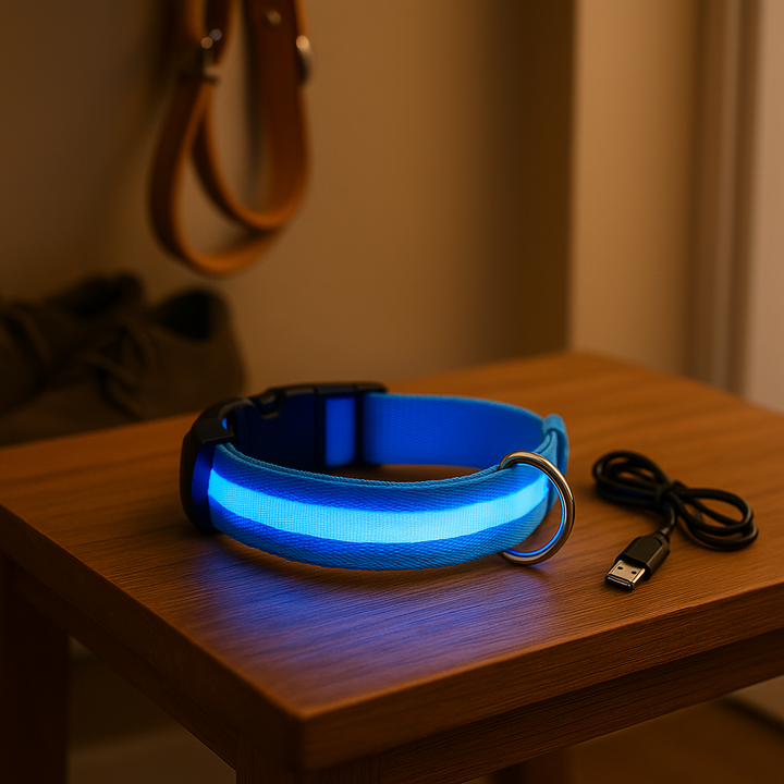 Light Up Glow Dog Collar - USB Rechargeable