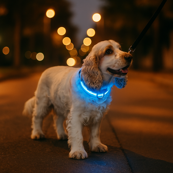 Light Up Glow Dog Collar - USB Rechargeable