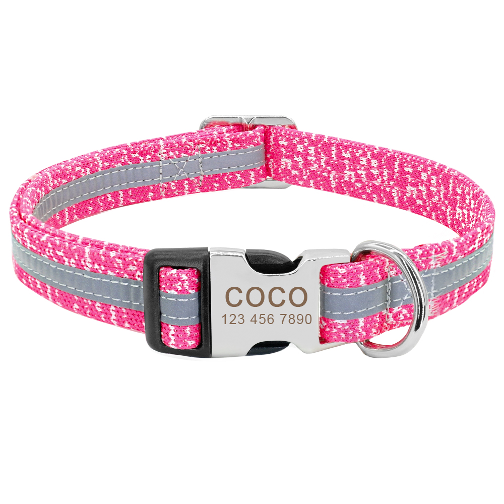 Reflective Personalised Pet Collar