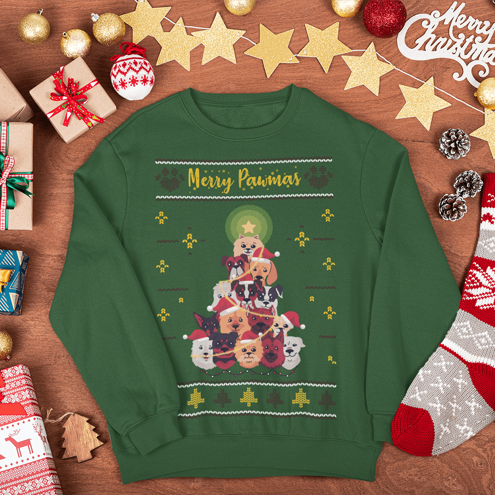 Merry Pawmas Christmas Jumper - Dogs - Help For Paws