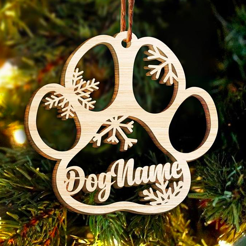Personalised Furbaby Christmas Baubles (Dog Cat)