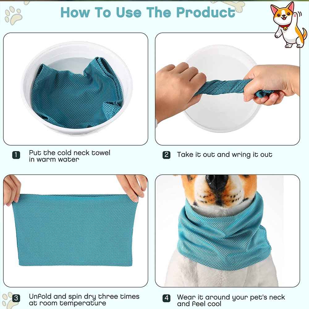 Pet Cooling Down Bandana