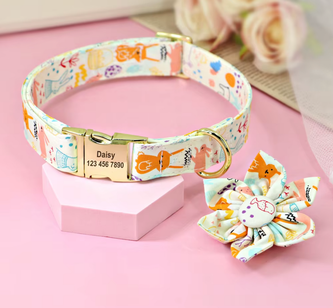 Summer Flower Dog Collar