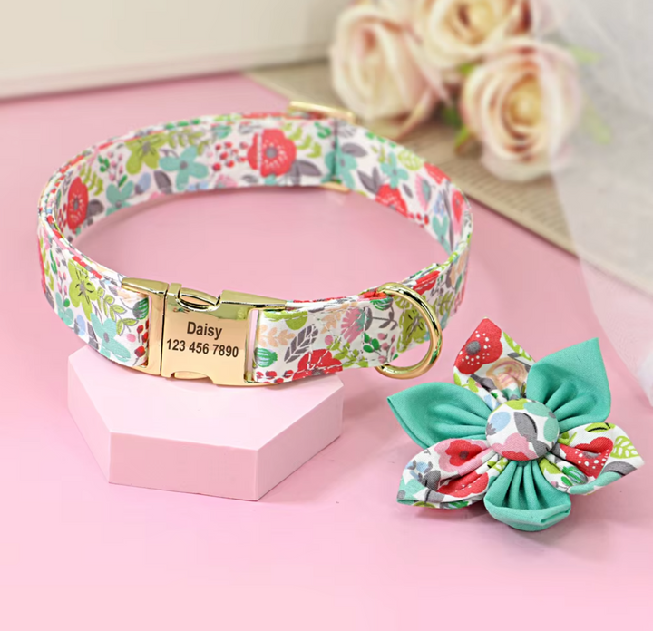Summer Flower Dog Collar
