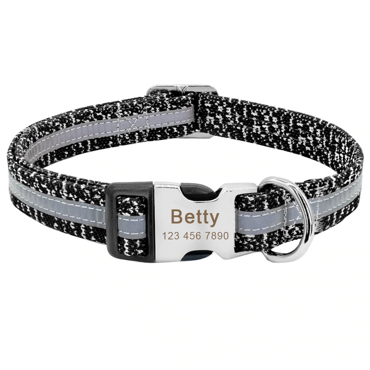 Reflective Personalised Pet Collar