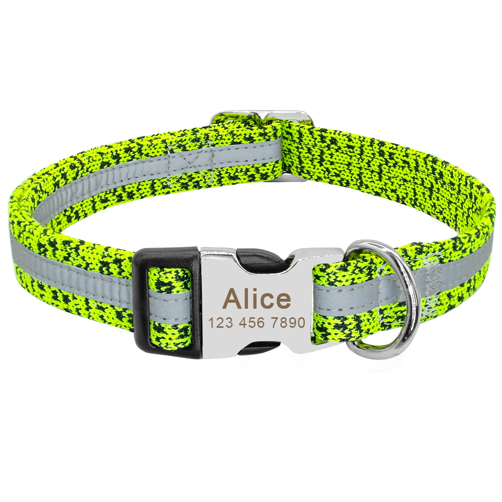 Reflective Personalised Pet Collar