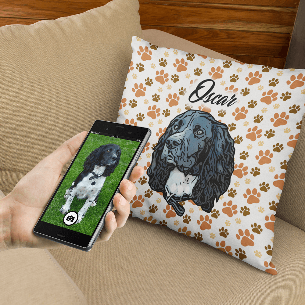Custom Oil Painting Cushion Of Your Pet