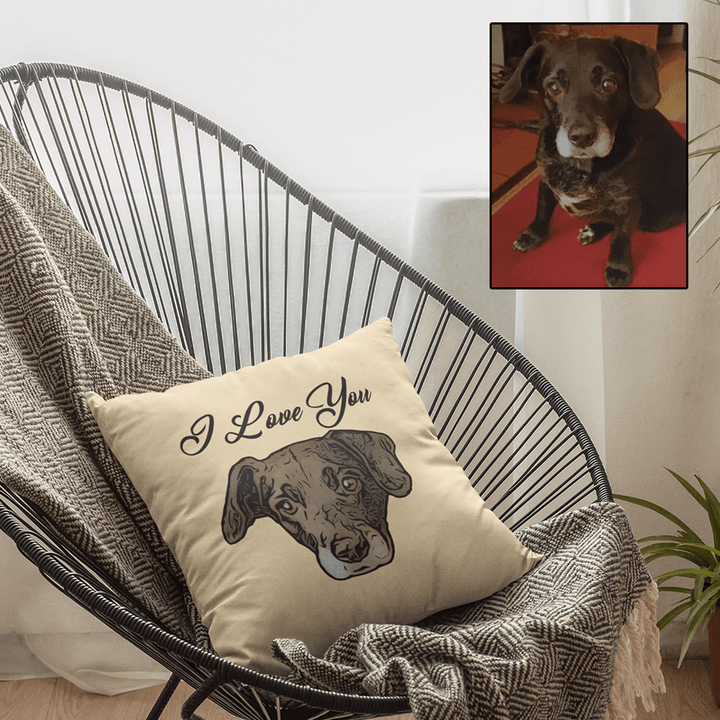 Custom Oil Painting Cushion Of Your Pet