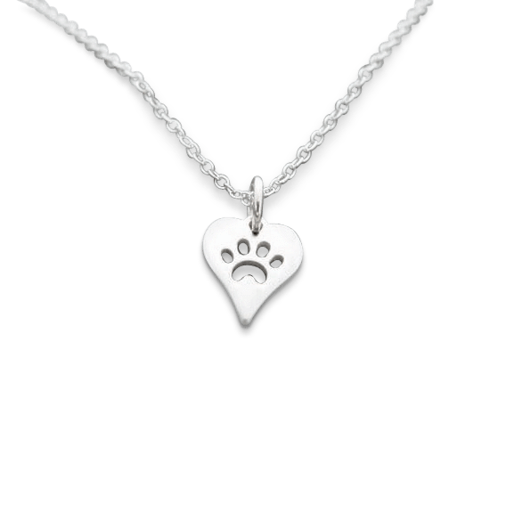 Necklace - Love For Paws Necklace - Silver