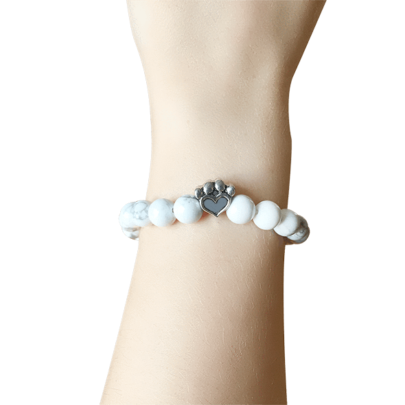 Bead Bracelet - Help For Paws™ Bracelet In White