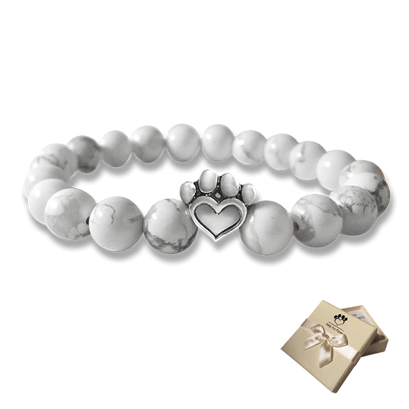 Bead Bracelet - Help For Paws™ Bracelet In White