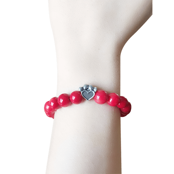 Bead Bracelet - Help For Paws™ Bracelet In Red