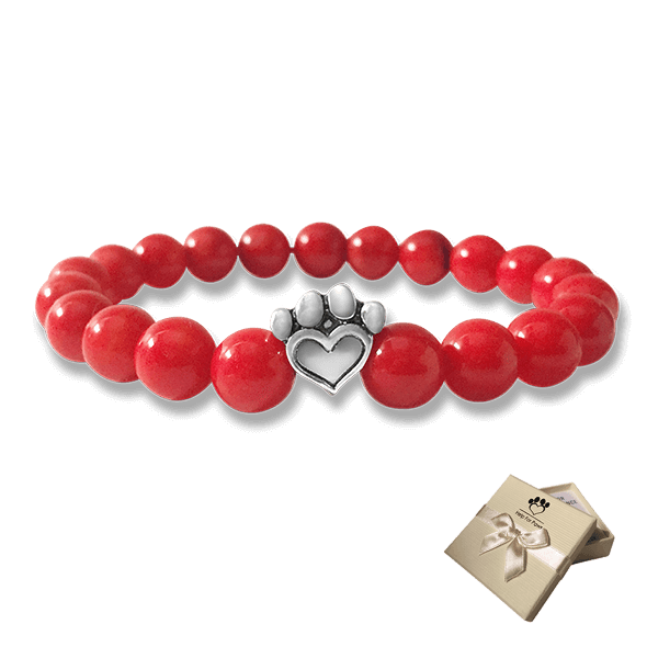 Bead Bracelet - Help For Paws™ Bracelet In Red