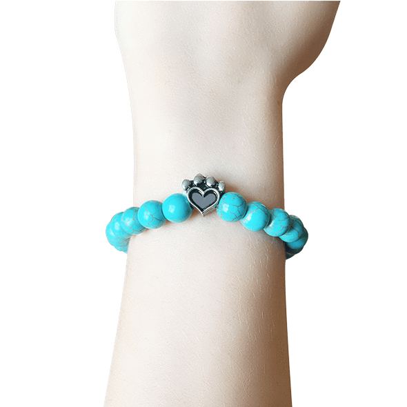 Bead Bracelet - Help For Paws™ Bracelet In Turquoise