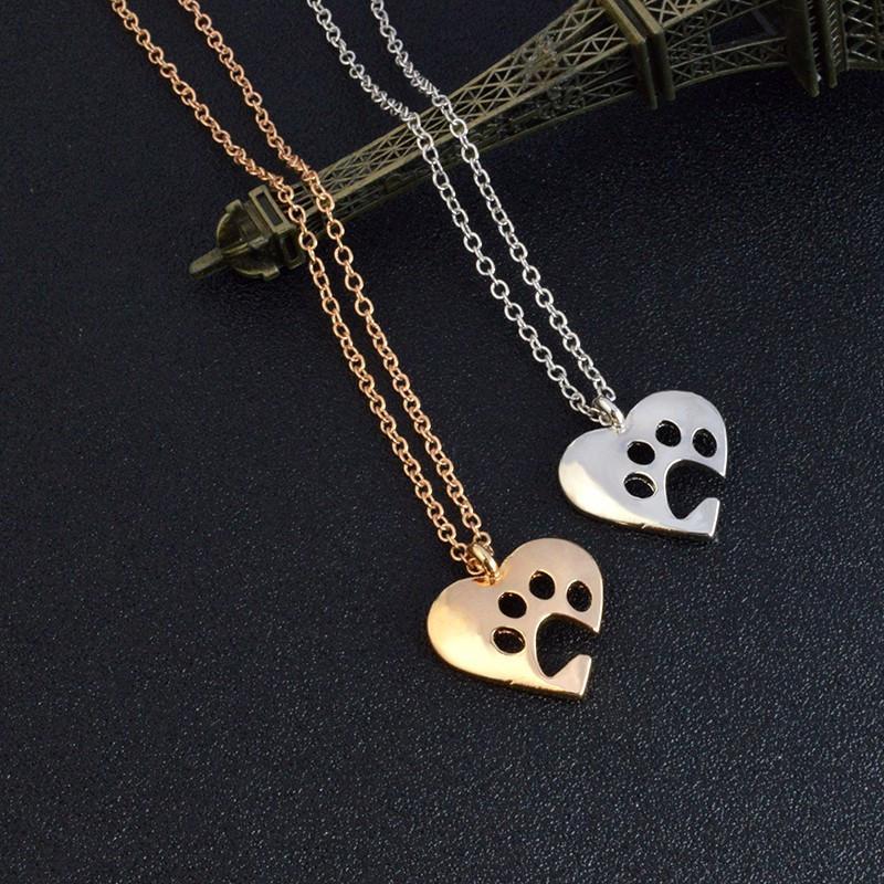 Necklace - I Love Paws Necklace - Gold