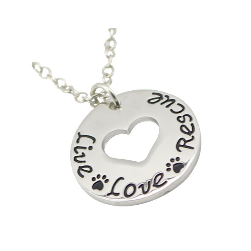 Necklace - Live Love Rescue Necklace