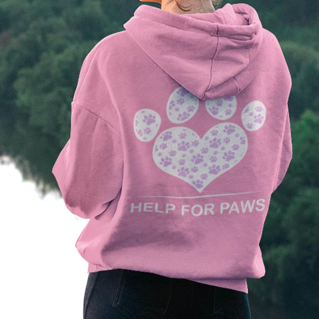 Pink Paws Hoodie