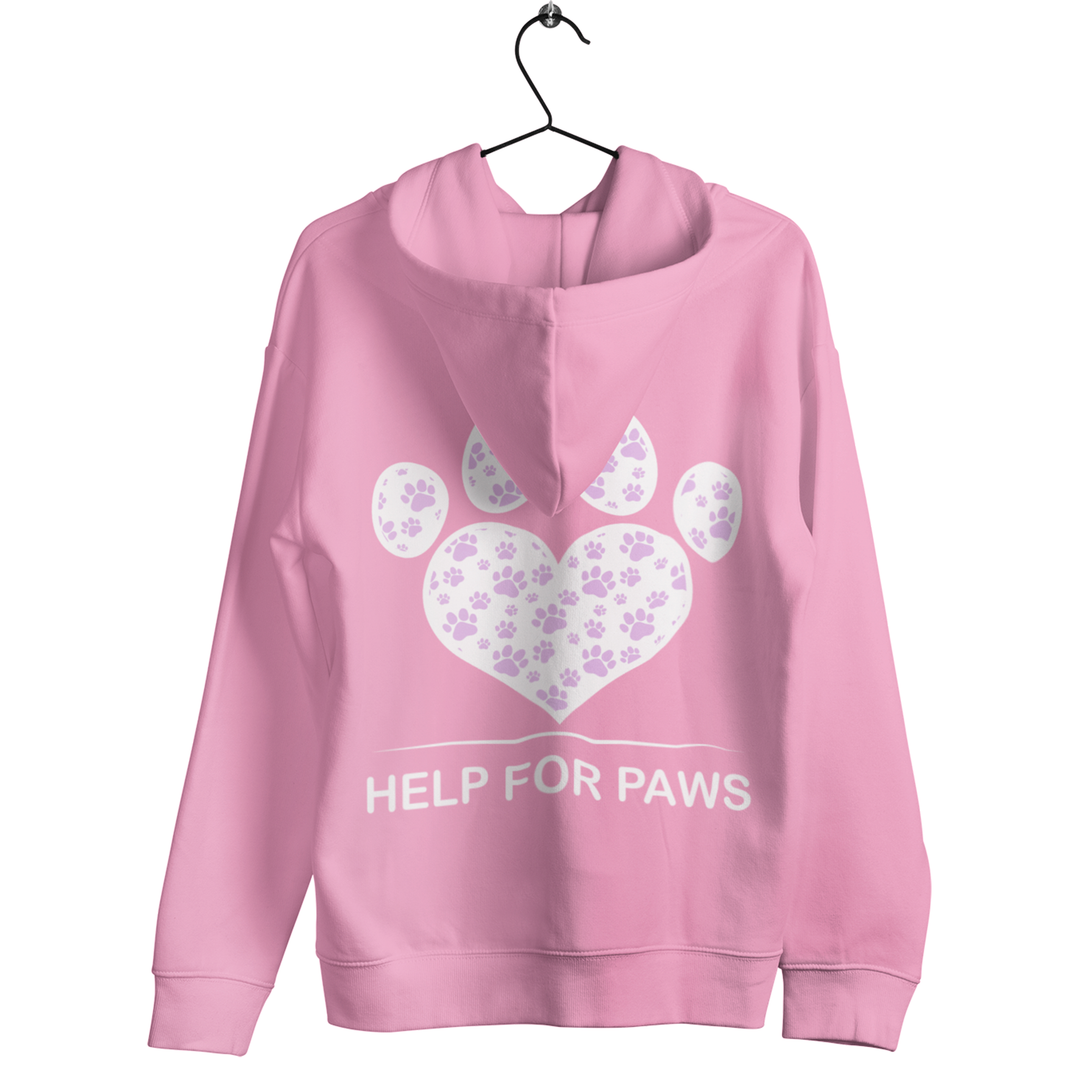 Pink Paws Hoodie Help For Paws