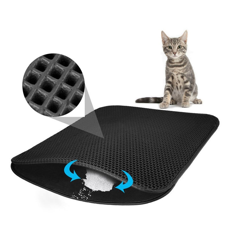 cat litter mat